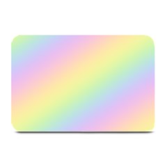 Pastel Goth Rainbow  Plate Mats by thethiiird