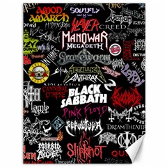 Metal Bands College Canvas 36  X 48  by Sudhe