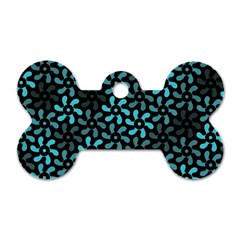 Decorative Flower Nature Abstract Dog Tag Bone (two Sides) by Vaneshart