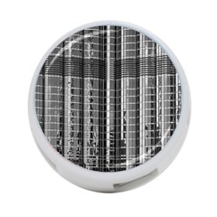 Architecture Structure Glass Metal 4-port Usb Hub (one Side) by Vaneshart