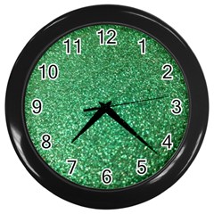 Sparkling Irish Cream Wall Clock (black) by ScottFreeArt