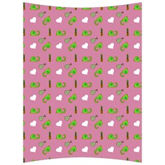 Green Elephant Pattern Mauve Back Support Cushion by snowwhitegirl