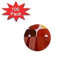 Sophie Taeuber Arp, Composition à Motifs D arceaux Ou Composition Horizontale Verticale 1  Mini Magnets (100 pack)  Front