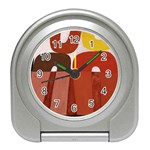 Sophie Taeuber Arp, Composition à Motifs D arceaux Ou Composition Horizontale Verticale Travel Alarm Clock Front