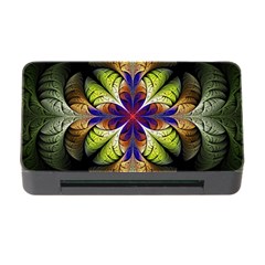 Fractal Flower Fantasy Design Memory Card Reader With Cf by Wegoenart