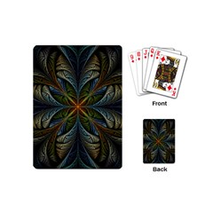 Fractal Art Abstract Pattern Playing Cards Single Design (mini) by Wegoenart
