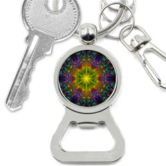 Fractal Abstract Background Pattern Bottle Opener Key Chain by Wegoenart