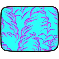 Branches Leaves Colors Summer Fleece Blanket (mini) by Nexatart
