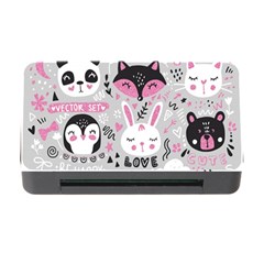 Big Set With Cute Cartoon Animals Bear Panda Bunny Penguin Cat Fox Memory Card Reader With Cf by Vaneshart