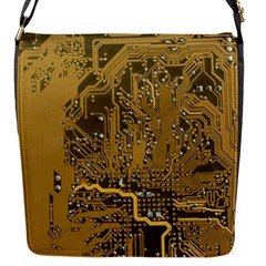 Pcb Printed Circuit Board Flap Closure Messenger Bag (s) by Vaneshart
