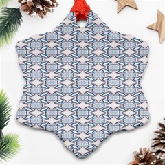Digital Stars Snowflake Ornament (two Sides) by Sparkle