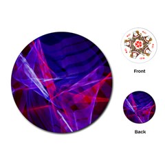 Fractal Flash Playing Cards Single Design (round) by Sparkle