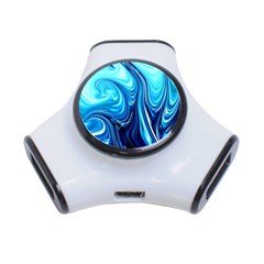 Sunami Waves 3-port Usb Hub by Sparkle