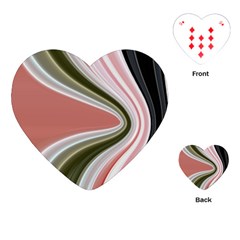 Wrinkle In Time Playing Cards Single Design (heart) by Sparkle