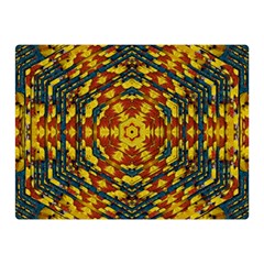 Yuppie And Hippie Art With Some Bohemian Style In Double Sided Flano Blanket (mini)  by pepitasart