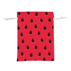 Seamless Watermelon Surface Texture Lightweight Drawstring Pouch (l) by Vaneshart
