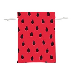 Seamless Watermelon Surface Texture Lightweight Drawstring Pouch (s) by Vaneshart