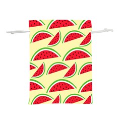 Watermelon Pattern Lightweight Drawstring Pouch (l) by Vaneshart
