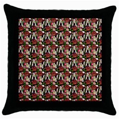 Swimmer 20s Black Throw Pillow Case (black) by snowwhitegirl