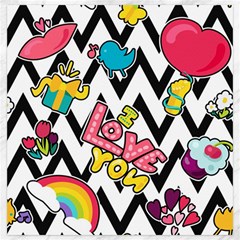 Vector Romantic Love Seamless Pattern Canvas 20  X 20  by Vaneshart