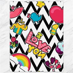Vector Romantic Love Seamless Pattern Canvas 36  X 48  by Vaneshart