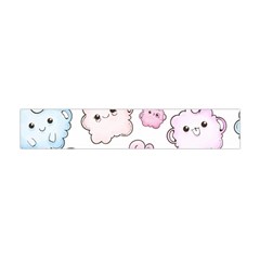 Cute Doodle Cartoon Seamless Pattern Flano Scarf (mini) by Vaneshart