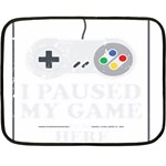 I Had to Pause My Game to Be Here Fleece Blanket (Mini) 35 x27  Blanket