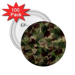 Abstract Vector Military Camouflage Background 2 25  Buttons (100 Pack)  by Vaneshart