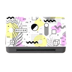 Graphic Design Geometric Background Memory Card Reader With Cf by Vaneshart