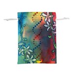 Flower Dna Lightweight Drawstring Pouch (M) Front