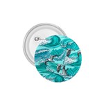 Sea waves seamless pattern 1.75  Buttons Front