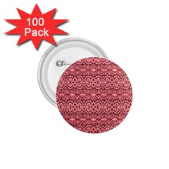 Pink Art With Abstract Seamless Flaming Pattern 1 75  Buttons (100 Pack)  by BangZart