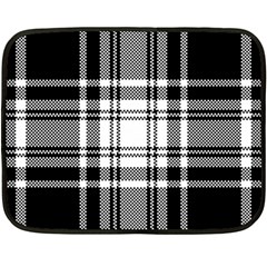 Pixel Background Design Modern Seamless Pattern Plaid Square Texture Fabric Tartan Scottish Textile Double Sided Fleece Blanket (mini)  by BangZart