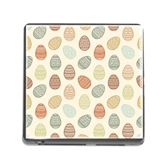 Seamless Pattern Colorful Easter Egg Flat Icons Painted Traditional Style Memory Card Reader (square 5 Slot) by BangZart