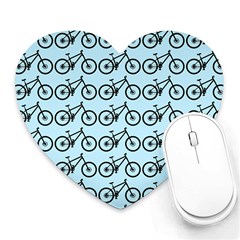 Mountain Bike - Mtb - Hardtail And Dirt Jump Heart Mousepads by DinzDas
