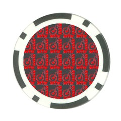 015 Mountain Bike - Mtb - Hardtail And Downhill Poker Chip Card Guard (10 Pack) by DinzDas