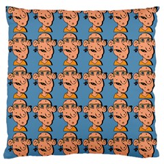 Village Dude - Hillbilly And Redneck - Trailer Park Boys Large Cushion Case (two Sides) by DinzDas