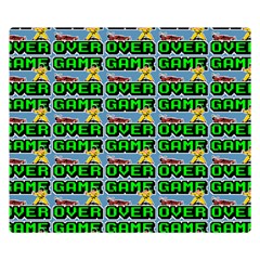 Game Over Karate And Gaming - Pixel Martial Arts Double Sided Flano Blanket (small)  by DinzDas