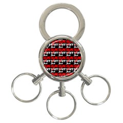 Just Killing It - Silly Toilet Stool Rocket Man 3-ring Key Chain by DinzDas