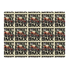 Bmx And Street Style - Urban Cycling Culture Double Sided Flano Blanket (mini)  by DinzDas