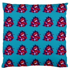 Little Devil Baby - Cute And Evil Baby Demon Large Cushion Case (two Sides) by DinzDas