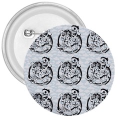 Monster Party - Hot Sexy Monster Demon With Ugly Little Monsters 3  Buttons by DinzDas