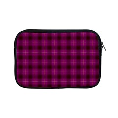 Dark Purple, Violet Tartan, Buffalo Plaid Like Pattern Apple Ipad Mini Zipper Cases by Casemiro
