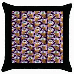Eyes Cups Throw Pillow Case (black) by Sparkle