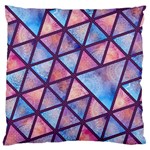 Triangle Mandala Pattern Large Flano Cushion Case (Two Sides) Back