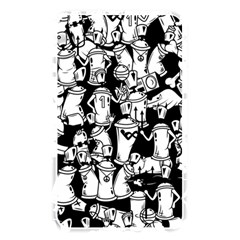 Graffiti Spray Can Characters Seamless Pattern Memory Card Reader (rectangular) by Amaryn4rt