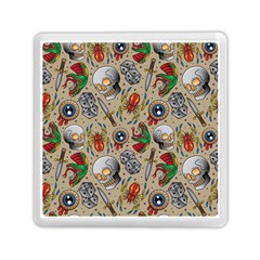 Tattoo Pattern Memory Card Reader (square) by Amaryn4rt