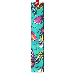 Vintage Colorful Insects Seamless Pattern Large Book Marks by Amaryn4rt