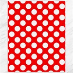 Large white polka dots pattern, retro style, pinup pattern Canvas 16  x 20  15.75 x19.29  Canvas - 1