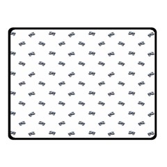 Vintage Car Motif Prin Pattern 2001 Double Sided Fleece Blanket (small)  by dflcprintsclothing